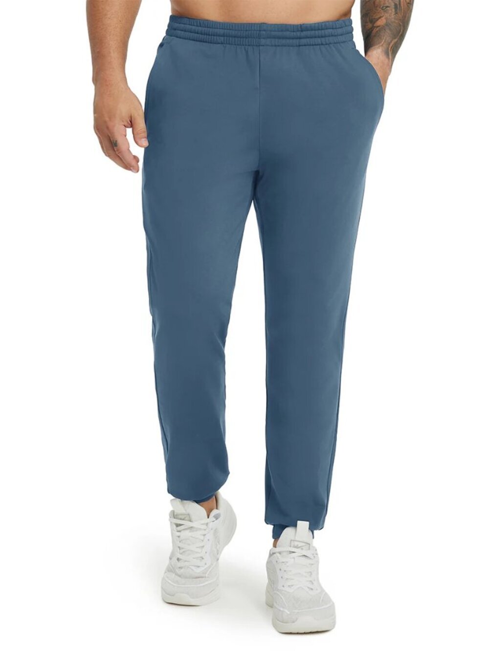 NWT New Maelreg Water Resistant Comfy Fleece Golf Bluish Grey Joggers Size XL